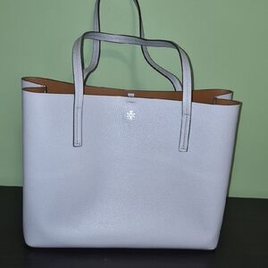 Tory Burch Light Gray Tote Bag